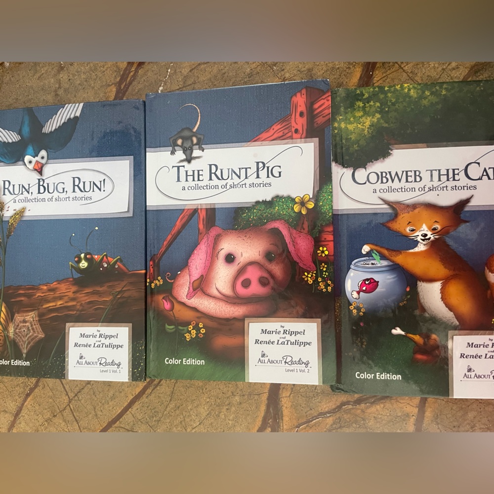 All about Reading/All about learning press. Level 1! Teachers manual/3 books.